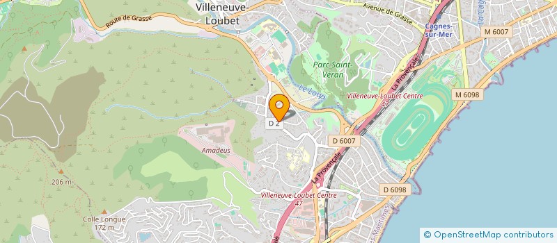 localisation de l'entreprise INFINITIES à VILLENEUVE-LOUBET