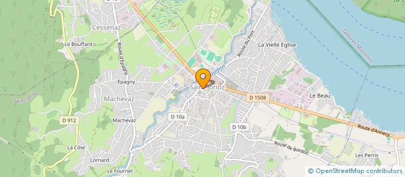 localisation de l'entreprise INFINITIF à SAINT-JORIOZ