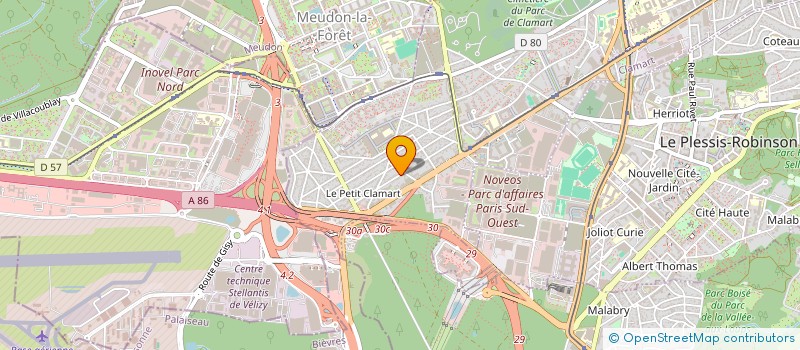 localisation de l'entreprise INFINITIX CONSULTING  CLAMART