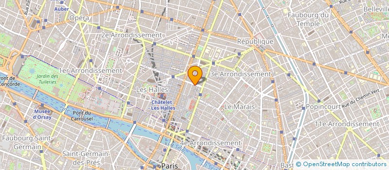 localisation de l'entreprise INFINITOURS à PARIS