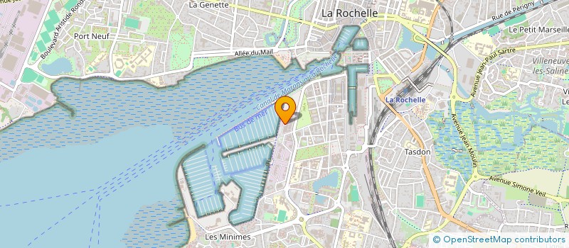 localisation de l'entreprise INFINITRANS à LA ROCHELLE