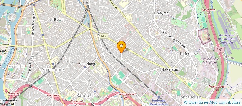 localisation de l'entreprise INFINITUDE  TOULOUSE