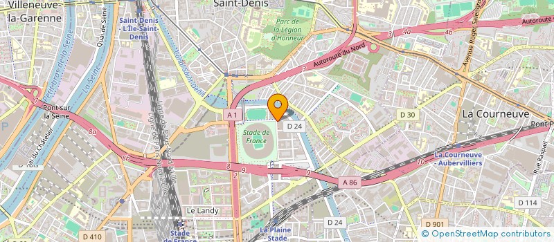 localisation de l'entreprise INFINITY à SAINT-DENIS