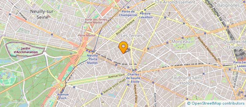 localisation de l'entreprise INFINITY à PARIS