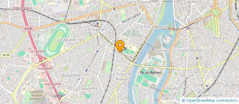 localisation de l'entreprise INFINITY à TOULOUSE