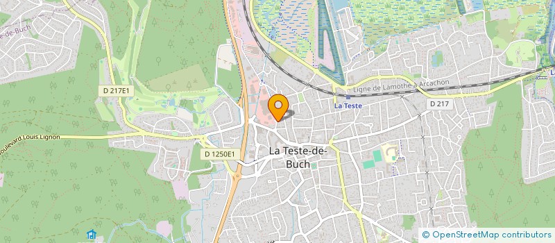 localisation de l'entreprise INFINITY à LA TESTE-DE-BUCH