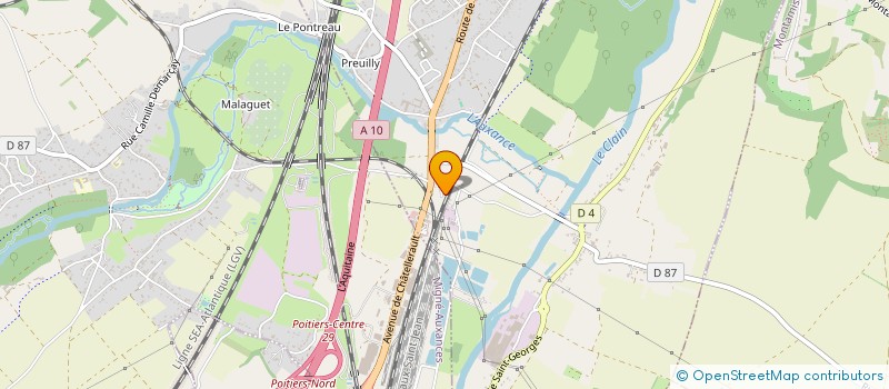 localisation de l'entreprise INFINITY  CHASSENEUIL-DU-POITOU