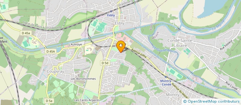 localisation de l'entreprise INFINITY CASH EMPIRE à ESBLY