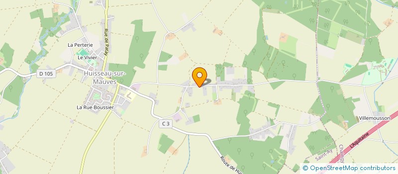 localisation de l'entreprise INFINITY & CO à HUISSEAU-SUR-MAUVES