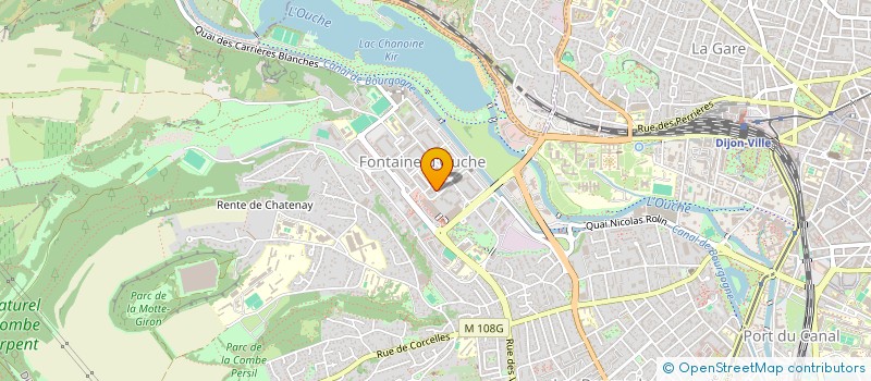 localisation de l'entreprise INFINITY COIFF à DIJON