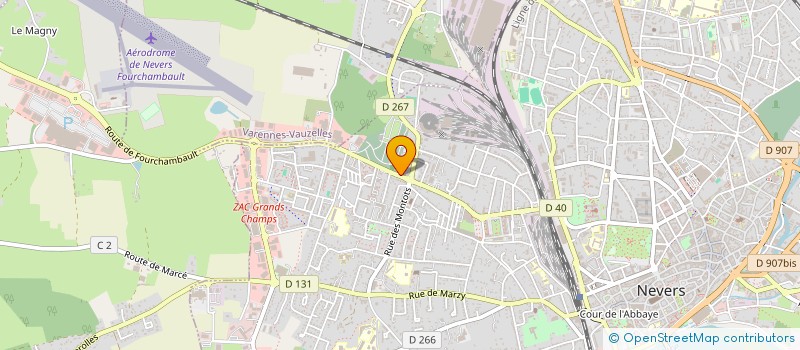 localisation de l'entreprise INFINITY CONCEPT à NEVERS