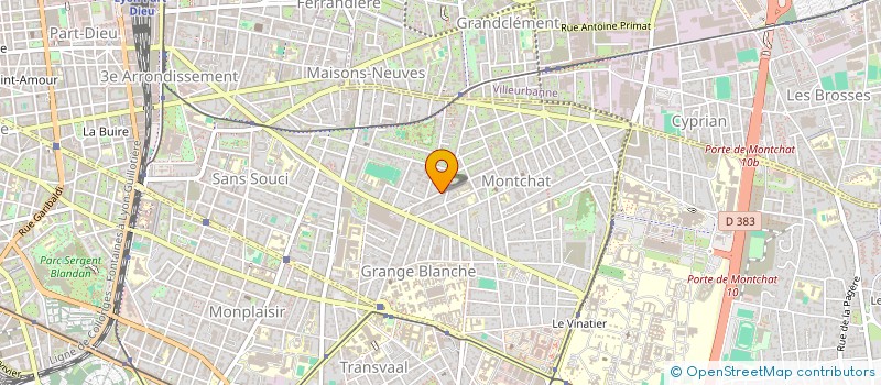 localisation de l'entreprise INFINITY CONSEIL  LYON