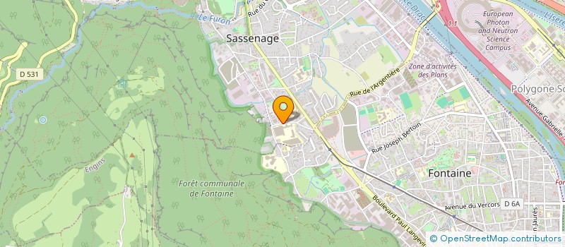 localisation de l'entreprise INFINITY CONSEILS à SASSENAGE