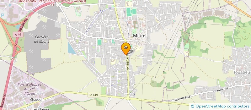 localisation de l'entreprise INFINITY DENTAL  MIONS