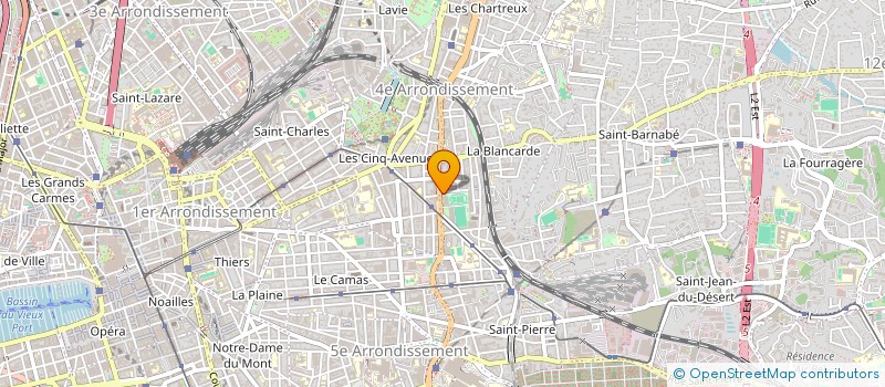 localisation de l'entreprise INFINITY DISPLAY à MARSEILLE