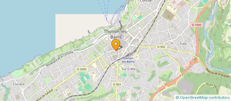 localisation de l'entreprise INFINITY DREAM à THONON-LES-BAINS