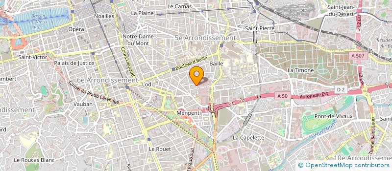 localisation de l'entreprise INFINITY EVENTS à MARSEILLE