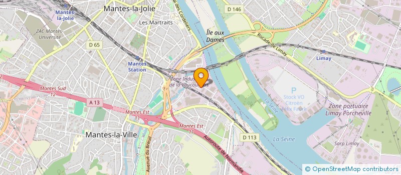 localisation de l'entreprise INFINITY FORMATION  MANTES-LA-VILLE