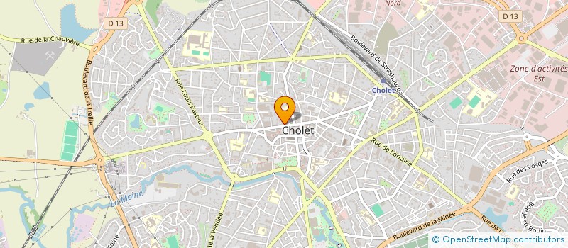localisation de l'entreprise INFINITY GAME à CHOLET