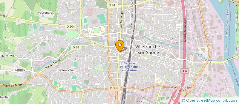 localisation de l'entreprise INFINITY GROUP  VILLEFRANCHE-SUR-SAONE