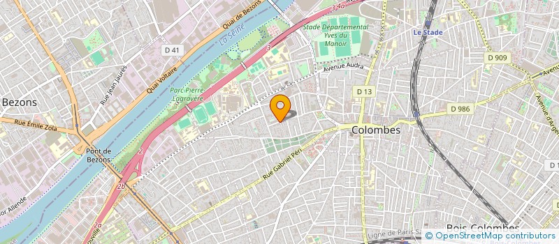 localisation de l'entreprise INFINITY GROUPE à COLOMBES