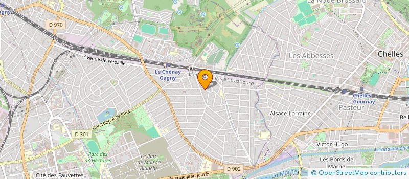 localisation de l'entreprise INFINITY HC à GAGNY