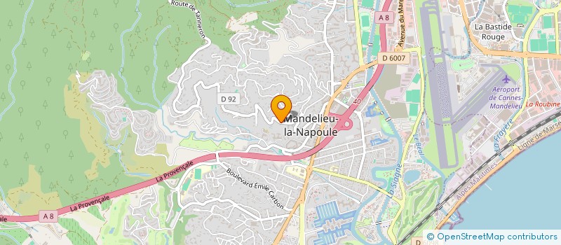 localisation de l'entreprise INFINITY IMPORT  MANDELIEU-LA-NAPOULE