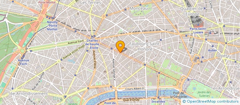 localisation de l'entreprise INFINITY LUXURY CAR  PARIS