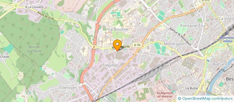 localisation de l'entreprise INFINITY MLH  BESANCON