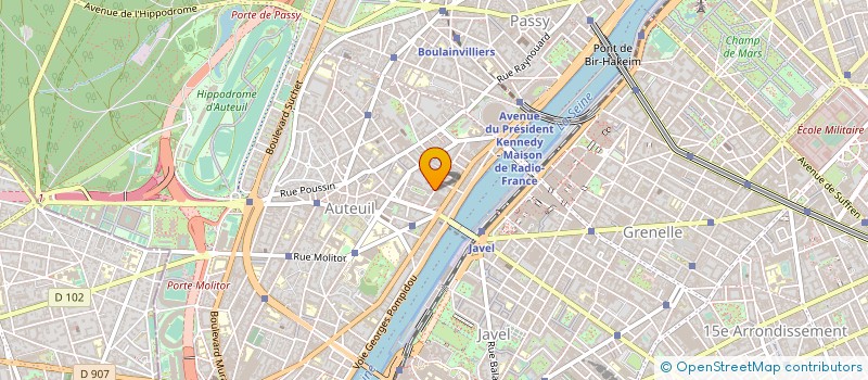 localisation de l'entreprise INFINITY PARIS à PARIS