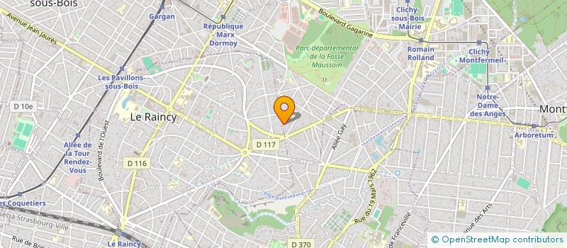 localisation de l'entreprise INFINITY PARTNERS à CLICHY-SOUS-BOIS