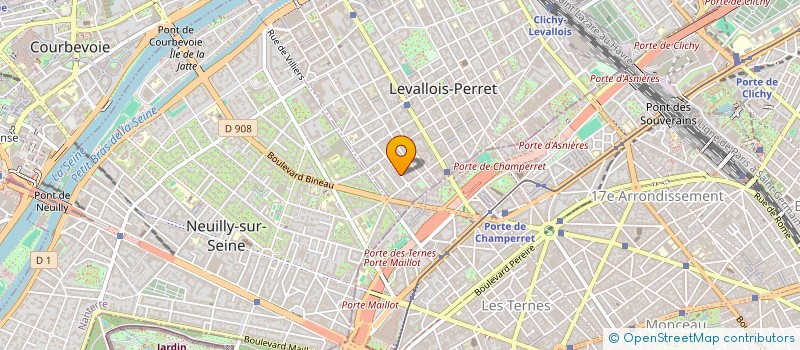 localisation de l'entreprise INFINITY PATRIMOINE à LEVALLOIS-PERRET