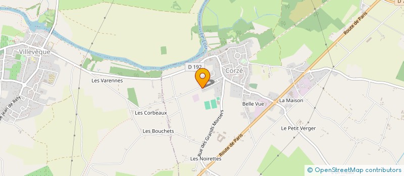 localisation de l'entreprise INFINITY PRO  CORZE