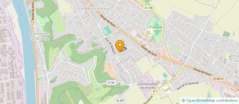 localisation de l'entreprise INFINITY PROD  LE MESNIL-ESNARD