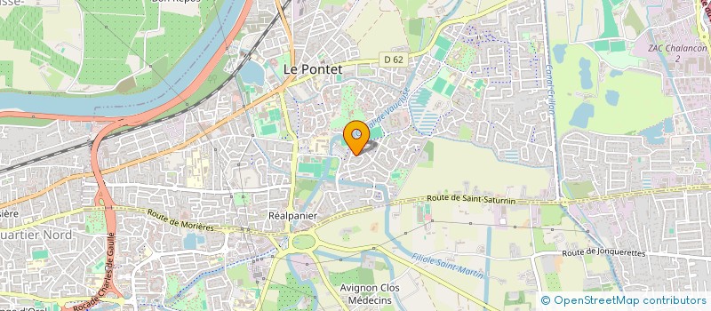 localisation de l'entreprise INFINITY RECORDING  LE PONTET