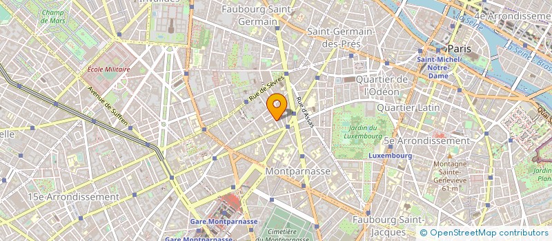 localisation de l'entreprise INFINITY RUGBY FRANCE SAS  PARIS