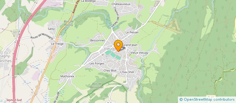 localisation de l'entreprise INFINITY SERVICES à ANNECY