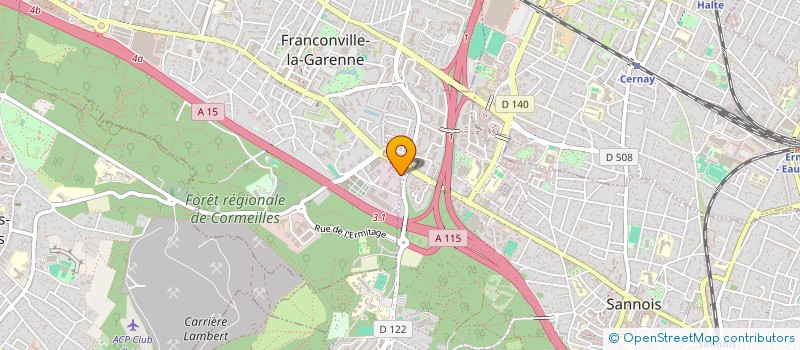 localisation de l'entreprise INFINITY SI CONSULTING  FRANCONVILLE