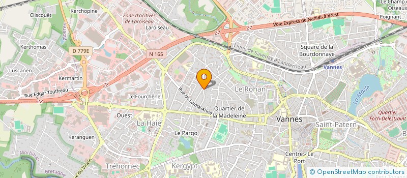 localisation de l'entreprise INFINITY SMILE à VANNES