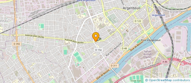 localisation de l'entreprise INFINITY SOLUTIONS à ARGENTEUIL
