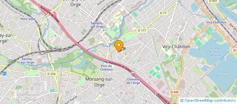 localisation de l'entreprise INFINITY TRANSPORT  MORSANG-SUR-ORGE