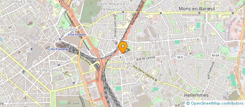 localisation de l'entreprise INFINITY V à LILLE