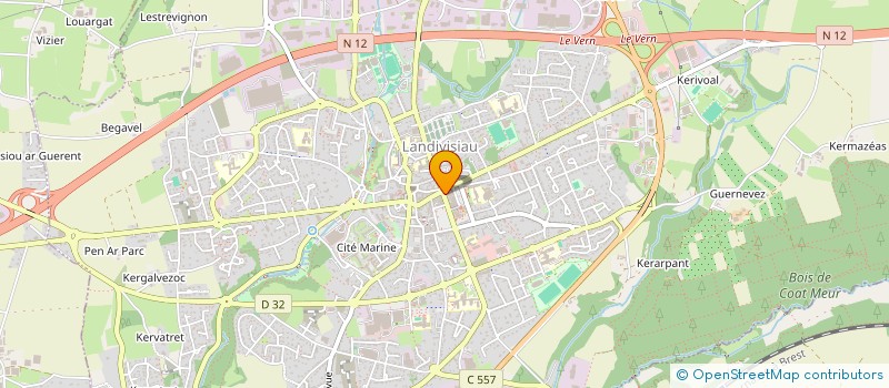 localisation de l'entreprise INFINITY VAP  LANDIVISIAU