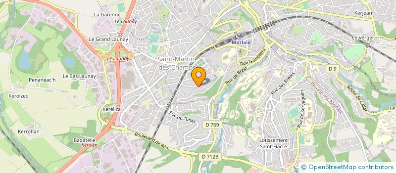 localisation de l'entreprise INFINITY WEB à SAINT-MARTIN-DES-CHAMPS