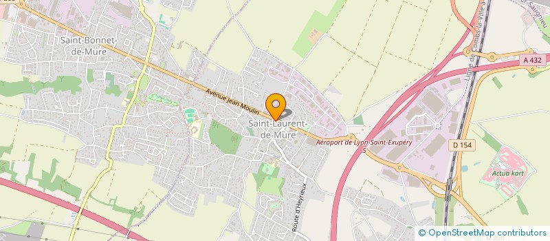 localisation de l'entreprise INFINITY WOLF GROUP  SAINT-LAURENT-DE-MURE