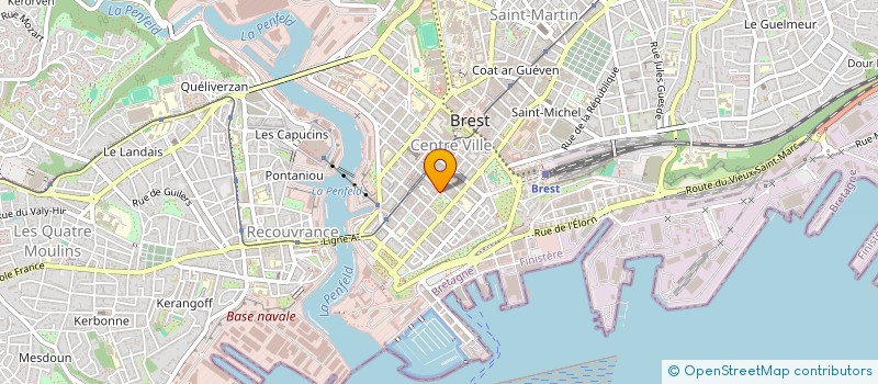 localisation de l'entreprise INFINIZIA à BREST