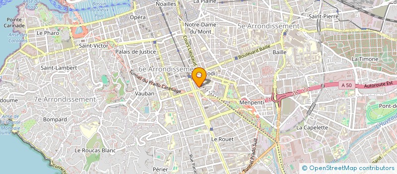 localisation de l'entreprise INFINTYCORE à MARSEILLE