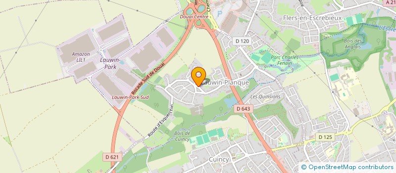 localisation de l'entreprise INFINYX  LAUWIN-PLANQUE