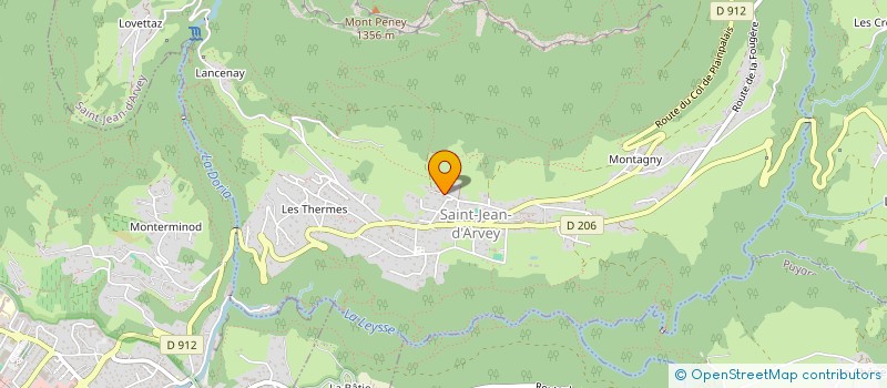 localisation de l'entreprise INFIRMERIE DE LEYSSE  SAINT-JEAN-D'ARVEY