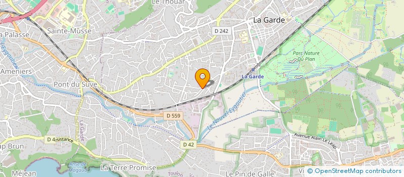 localisation de l'entreprise INFIRMIER DIPLOM ETAT INTERV MEDIC SOCIA à LA GARDE